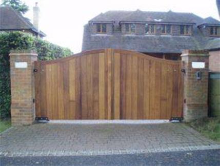 Hardwood gates Hardwood gates